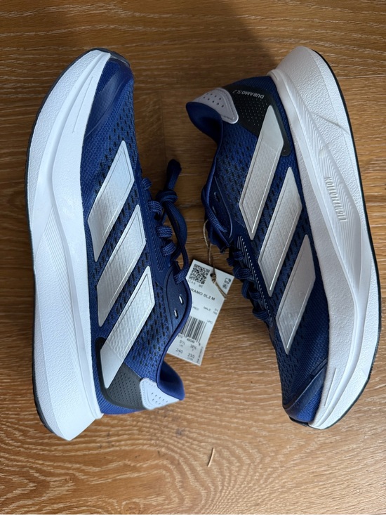 adidas Shoes - adidas Duramo SL2 M Navy and White Running Shoes - Women's US 6